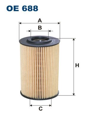 FILTER A HUILE VW GOLF 6 PASSAT SEAT SKODA AUDI-OE688