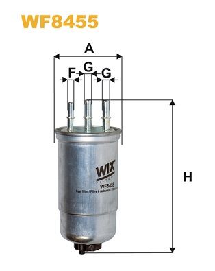 FILTER A GAZOIL DACIA 1.5 DCI-WF8455