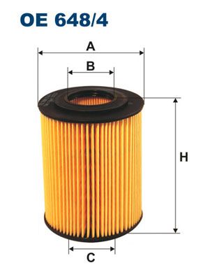 FILTER AHUIL HONDA OPEL-OE648/4