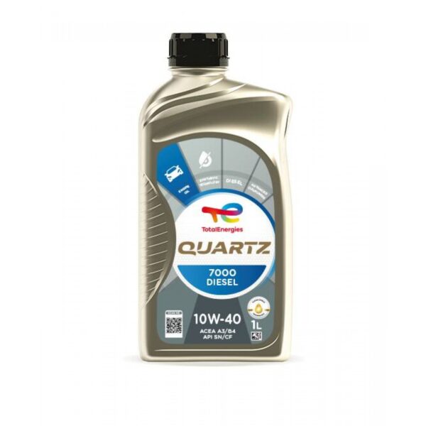 Huile moteur TOTALENERGIES Quartz 7000 10W40 Diesel 1 L