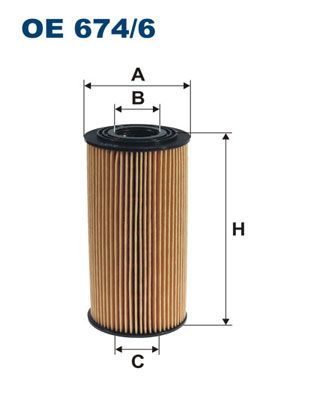 FILTER AHUILE HYUNDAI KIA-OE674/6