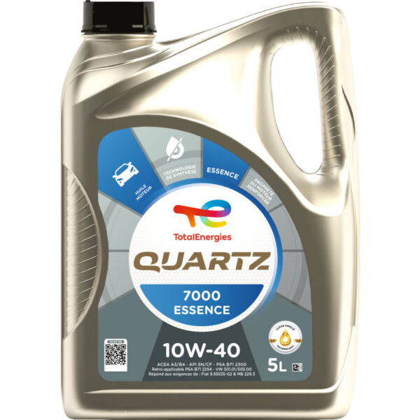 Huile moteur TOTALENERGIES Quartz 7000 10W40 Diesel 5L