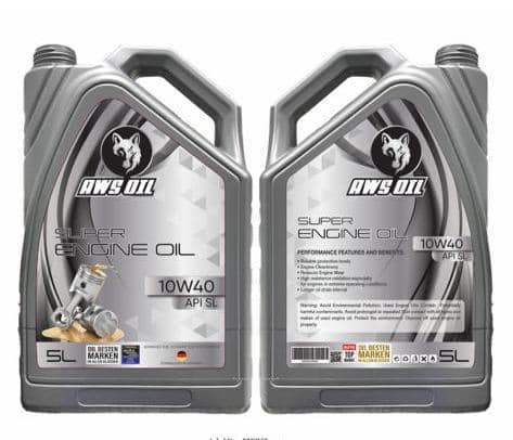 HUILE MOTEUR AWS OIL 10W40 5L